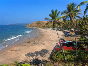 Arrival Goa-Leisure Evening at Beach